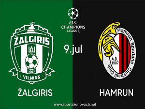 Liga šampiona 2025/26: Žalgiris – Hamrun (najava prvog kola kvalifikacija)