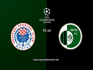 Liga šampiona 2025/26: Zrinjski – Virtus (najava prvog kola kvalifikacija)