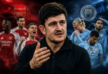 Maguire veruje da je Arsenal bolji tim od Manchester Cityja u trci za Premier League