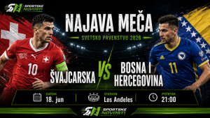 Svetsko prvenstvo 2026: Švajcarska – Bosna i Hercegovina (najava meča, izostanci, prognoza)