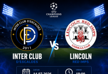 Kvalifikacije za Ligu šampiona: Inter Club d’Escaldes – Lincoln Red Imps (najava meča i prognoza)